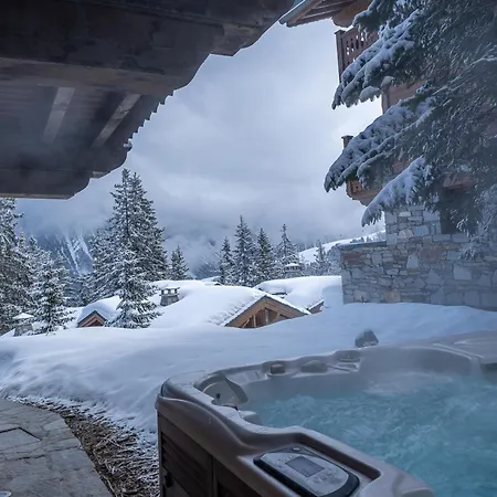A Avec Piscine, Jacuzzi Et Vue Panoramique Шале *