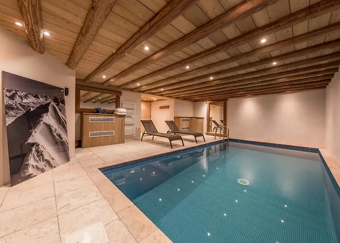 Dağ evi A Avec Piscine, Jacuzzi Et Vue Panoramique - Fr-1-613a-13 Courchevel